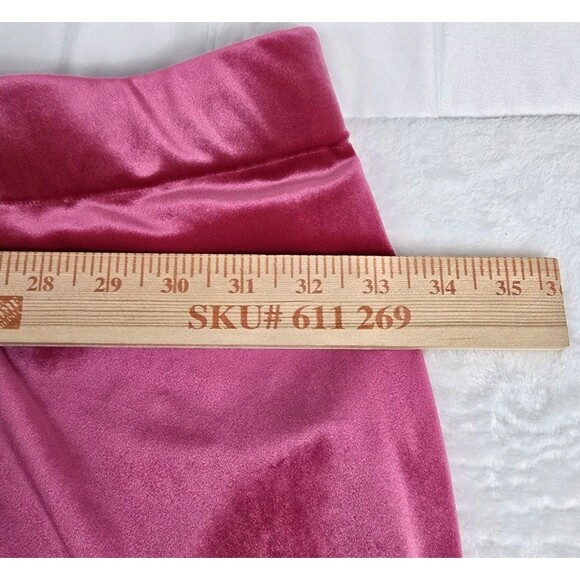 Universal Standard Luxe Belted Velvet Wide Leg Pants Red Chic Club Women 4XL - Picture 8 of 12